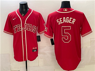 Texas Rangers #5 Corey Seager Red 2026 City Connect Jersey