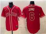 Texas Rangers #6 Josh Jung Red 2026 City Connect Jersey