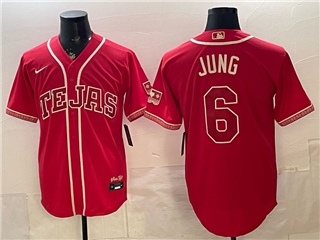 Texas Rangers #6 Josh Jung Red 2026 City Connect Jersey