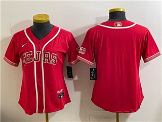 Texas Rangers Women's Red 2026 City Connect Team Jersey