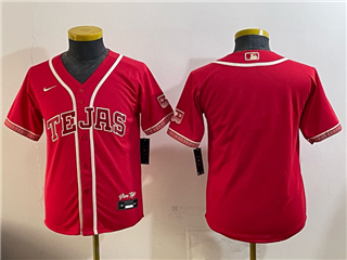 Texas Rangers Youth Red 2026 City Connect Team Jersey