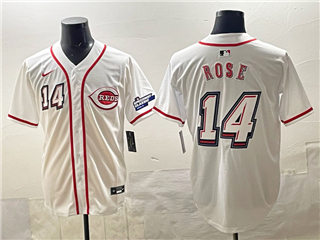 Cincinnati Reds #14 Pete Rose White 2025 Speedway Classic Limited Jersey