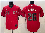 Cincinnati Reds #26 Chase Burns Red 2026 City Connect Jersey