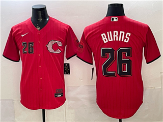 Cincinnati Reds #26 Chase Burns Red 2026 City Connect Jersey