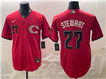 Cincinnati Reds #27 Sal Stewart Red 2026 City Connect Jersey