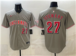 Cincinnati Reds #27 Sal Stewart Gray Limited Jersey