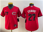 Cincinnati Reds #27 Sal Stewart Youth Red 2026 City Connect Jersey