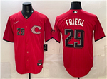 Cincinnati Reds #29 TJ Friedl Red 2026 City Connect Jersey