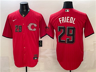 Cincinnati Reds #29 TJ Friedl Red 2026 City Connect Jersey