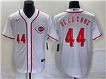 Cincinnati Reds #44 Elly De La Cruz White Cool Base Jersey