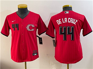 Cincinnati Reds #44 Elly De La Cruz Youth Red 2026 City Connect Jersey
