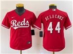 Cincinnati Reds #44 Elly De La Cruz Youth Red Cool Base Jersey