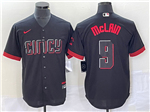 Cincinnati Reds #9 Matt McLain Black 2023 City Connect Jersey