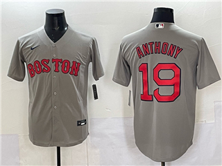 Boston Red Sox #19 Roman Anthony Gray Limited Jersey