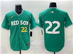 Boston Red Sox #22 Garrett Whitlock Green 2025 City Connect Limited Jersey