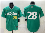 Boston Red Sox #28 Kristian Campbell Green 2025 City Connect Limited Jersey