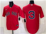 Boston Red Sox #3 Ceddanne Rafaela Red Limited Jersey