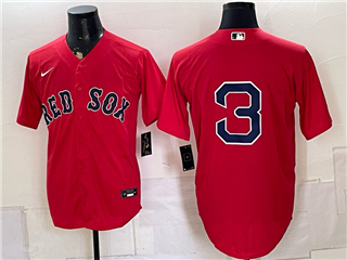 Boston Red Sox #3 Ceddanne Rafaela Red Limited Jersey
