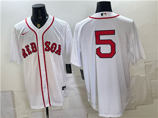 Boston Red Sox #5 Caleb Durbin White Limited Jersey