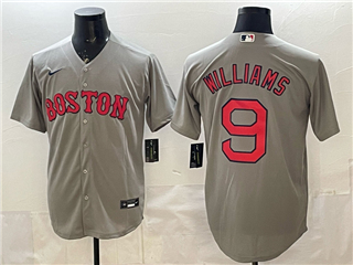 Boston Red Sox #9 Ted Williams Gray Limited Jersey