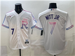 Kansas City Royals #7 Bobby Witt Jr. White 2026 City Connect Jersey