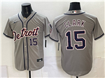 Detroit Tigers #15 Max Clark Gray Limited Jersey