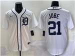 Detroit Tigers #21 Jackson Jobe White Limited Jersey