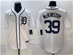 Detroit Tigers #39 Zach McKinstry White Limited Jersey