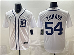 Detroit Tigers #54 Joel Zumaya White Limited Jersey