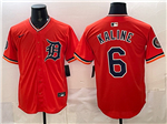 Detroit Tigers #6 Al Kaline Orange Limited Jersey