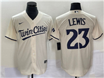 Minnesota Twins #23 Royce Lewis 2023 Alternate Cream Cool Base Jersey