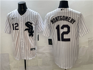 Chicago White Sox #12 Colson Montgomery White Limited Jersey