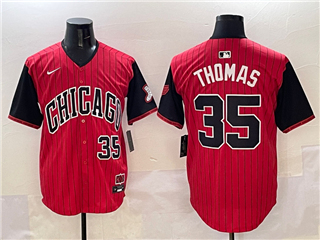 Chicago White Sox #35 Frank Thomas Red 2025 City Connect Limited Jersey
