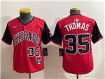 Chicago White Sox #35 Frank Thomas Youth Red 2025 City Connect Limited Jersey