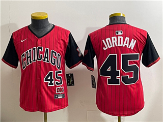Chicago White Sox #45 Michael Jordan Youth Red 2025 City Connect Limited Jersey