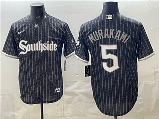 Chicago White Sox #5 Munetaka Murakami Black City Connect Limited Jersey