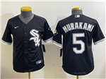 Chicago White Sox #5 Munetaka Murakami Youth Black Jersey