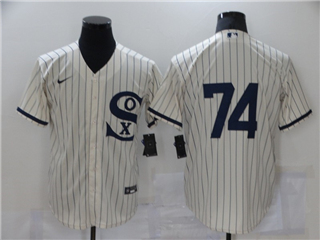 Chicago White Sox #74 Eloy Jimenez White 2021 Field of Dreams Cool Base Jersey