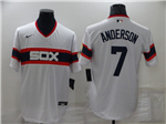 Chicago White Sox #7 Tim Anderson 1983 Throwback White Cool Base Jersey