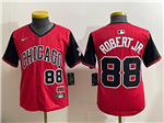 Chicago White Sox #88 Luis Robert Youth Red 2025 City Connect Limited Jersey