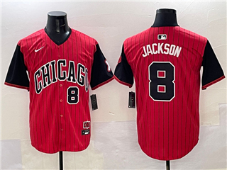 Chicago White Sox #8 Bo Jackson Red 2025 City Connect Limited Jersey