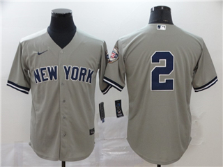 New York Yankees #2 Derek Jeter White 2020 Hall of Fame Induction Cool Base Jersey