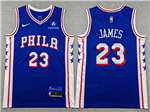 Philadelphia 76ers #23 Lebron James Blue Swingman Jersey