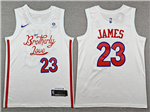 Philadelphia 76ers #23 Lebron James White City Edition Swingman Jersey