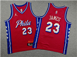 Philadelphia 76ers #23 Lebron James Youth Red Statement Edition Swingman Jersey