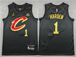 Cleveland Cavaliers #1 James Harden 2023-26 Black Statement Swingman Jersey