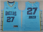 Memphis Grizzlies #27 Cameron Boozer 2025-26 Light Blue Statement Edition Swingman Jersey