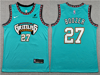 Memphis Grizzlies #27 Cameron Boozer Teal Classic Swingman Jersey