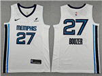 Memphis Grizzlies #27 Cameron Boozer White Swingman Jersey
