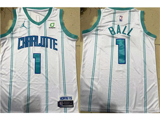 Charlotte Hornets #1 LaMelo Ball Youth White Swingman Jersey